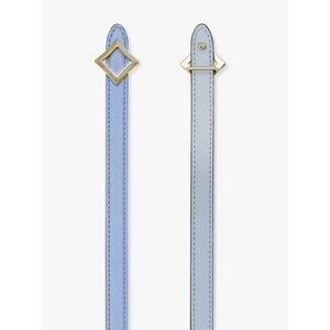 MCM Blue Diamond Buckle Belt in Nappa Leather 95CM Retail $350 Warranty & Bag